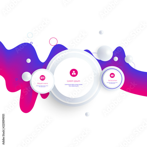 Modern abstract covers. Cool gradient shapes composition. Futuristic design. Eps10 vector