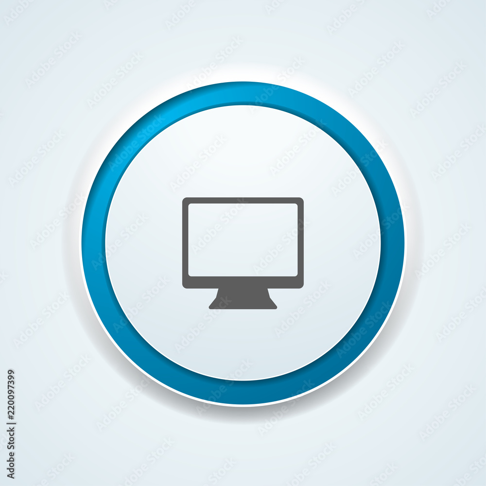 Computer button illustration Computer button illustration