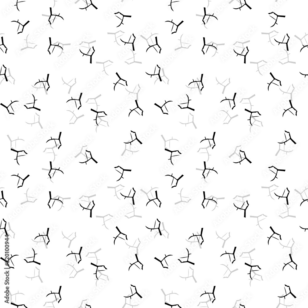 Elegant black seamless pattern with chaotic cracks in black, grey and white colors Elegant black seamless pattern with chaotic cracks in black, grey and white colors