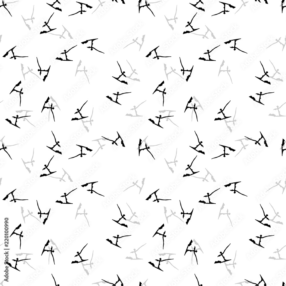 Elegant black seamless pattern with chaotic cracks in black, grey and white colors Elegant black seamless pattern with chaotic cracks in black, grey and white colors
