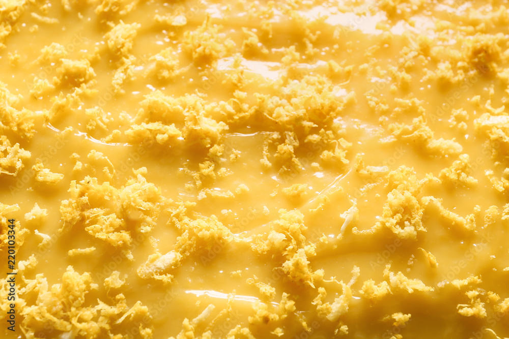 Delicious lemon pie, closeup Delicious lemon pie, closeup