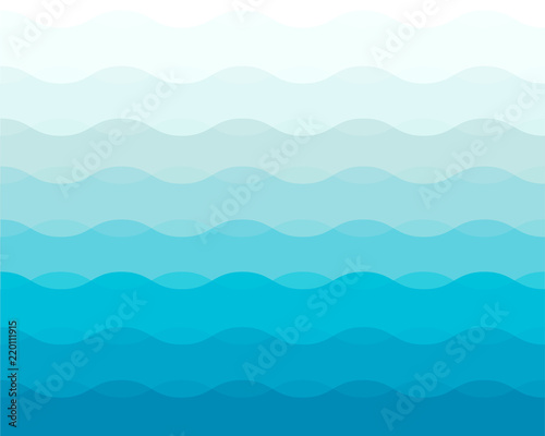 Blue wave abstract background