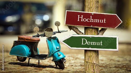 Schild 368 - Demut