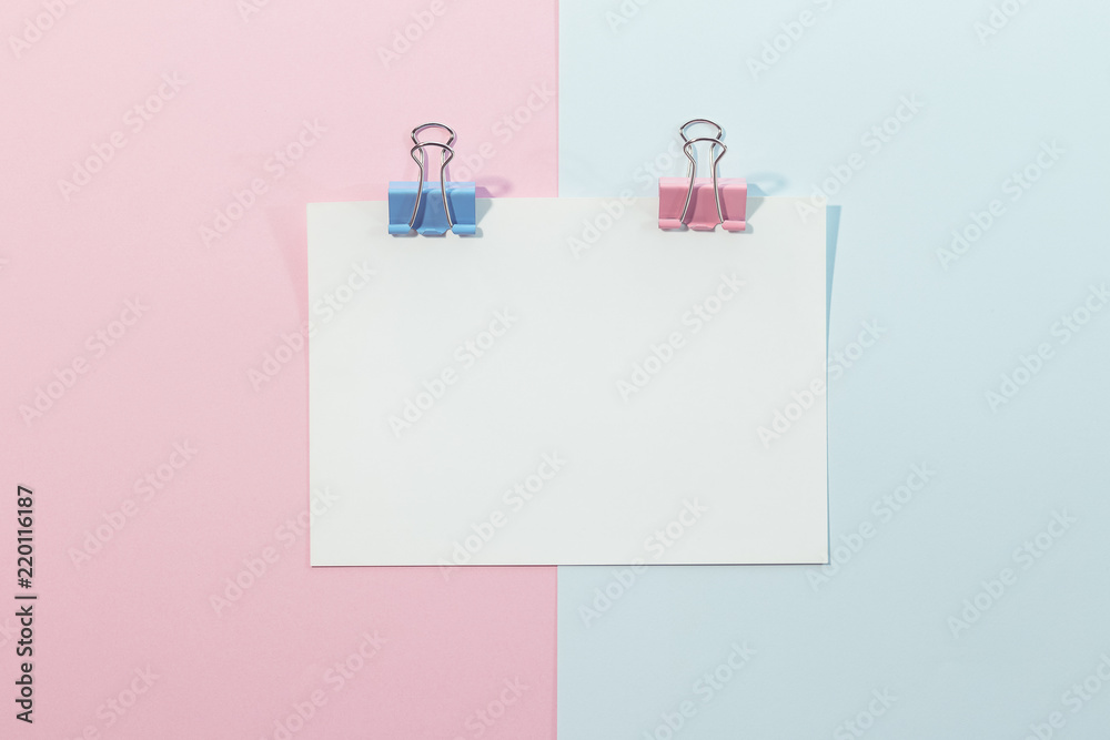 note pad with binder clip note pad with binder clip