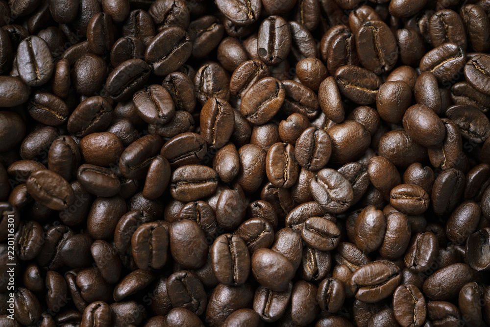close up of coffee beans, hot drink concept close up of coffee beans, hot drink concept