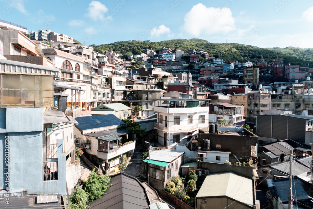 Jiufen is a renowned tourist attraction representative of Taiwan.