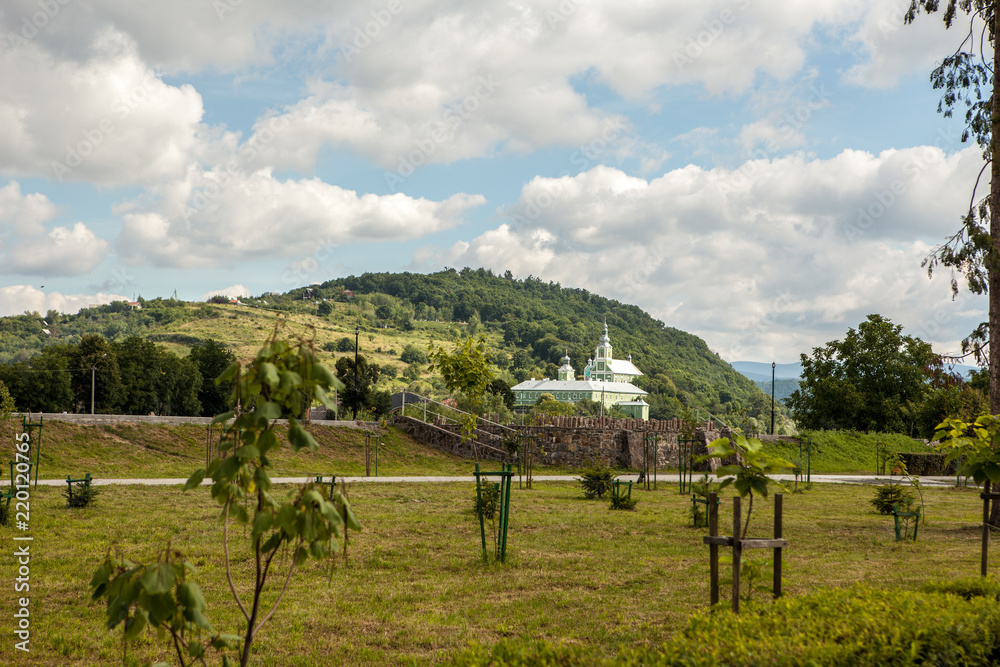 Orthodox monastery on the mountain