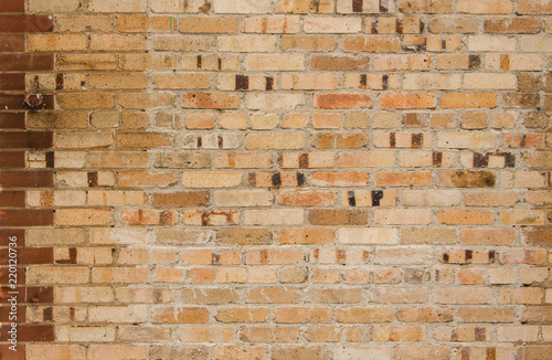 Brown and Tan Brick Wall