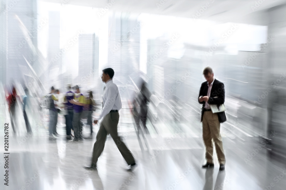 group of people in the lobby business center group of people in the lobby business center