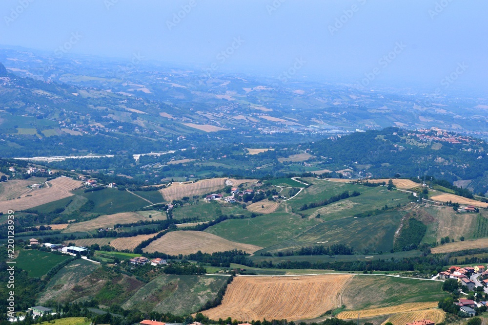 landscape of San Marino

	