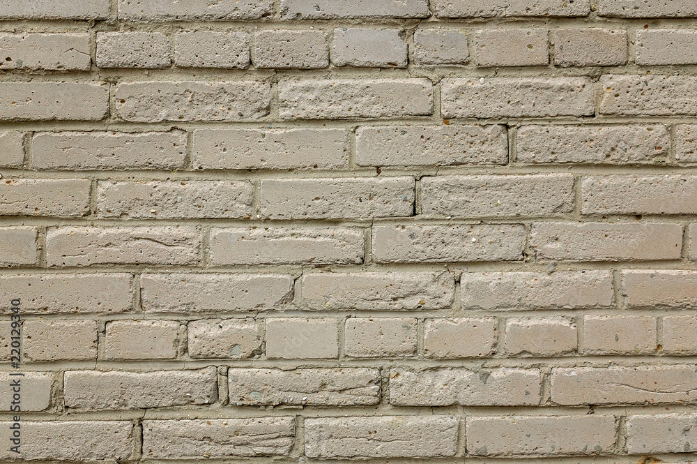 Fototapeta premium Old brick wall of silicate bricks. Texture