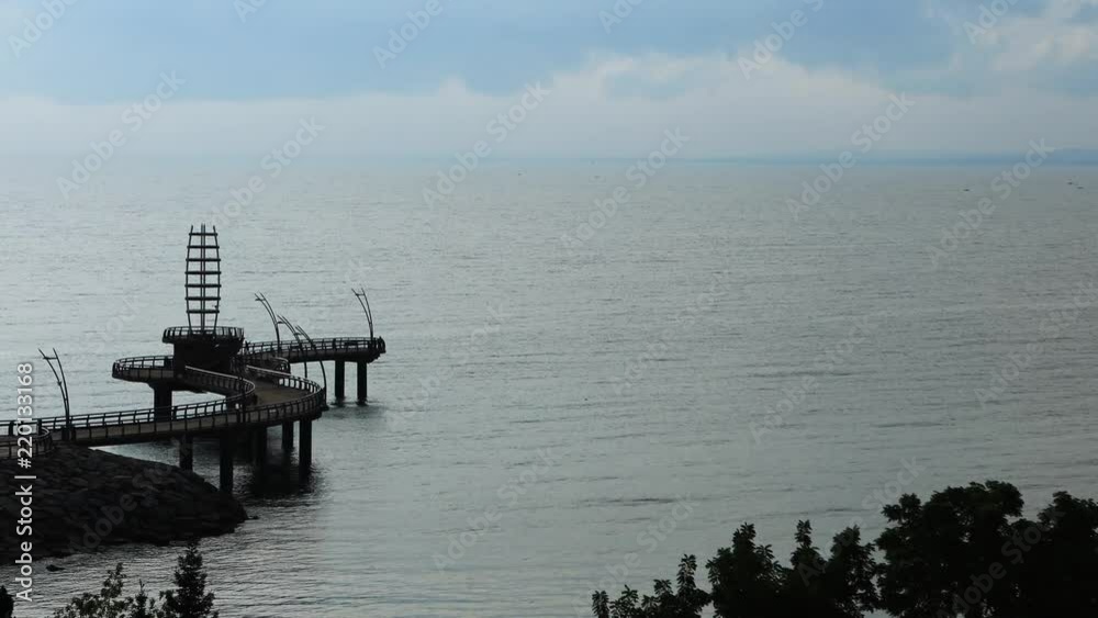 Aerial timelapse of Burlington Pier, Canada 4K Aerial timelapse of Burlington Pier, Canada 4K