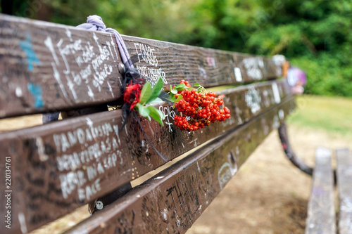 Kurt Cobain Memorial Bench
