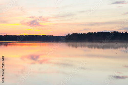 Evening by the lake in Finland © AnttiJussi