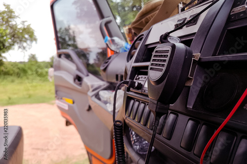 Walkie-talkie,radio communicate,Electric car, radio transmitter