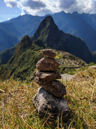 Rock Formation at Machu Picchu © Grace