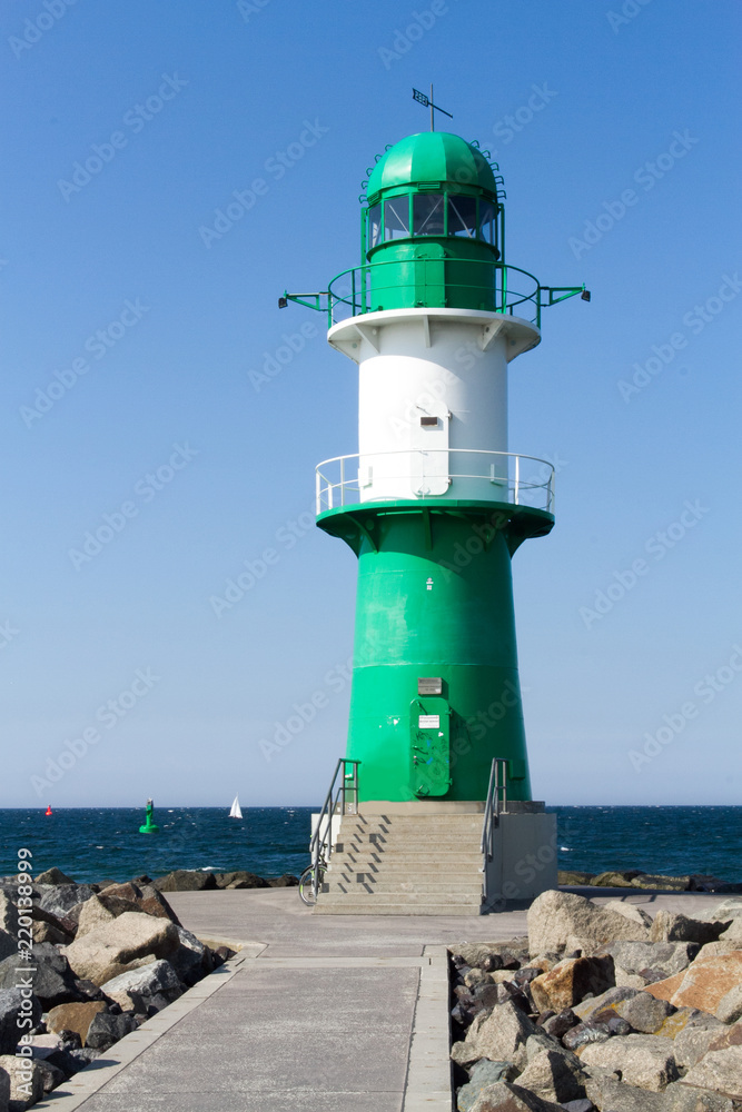 Light house and port