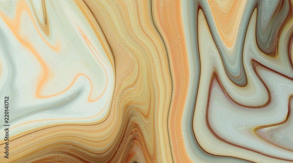 Obraz premium Marble ink colorful. Brown marble pattern texture abstract background. can be used for background or wallpaper