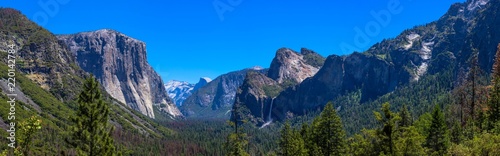 Yosemite Valley from Tunnel View Panoramic Point