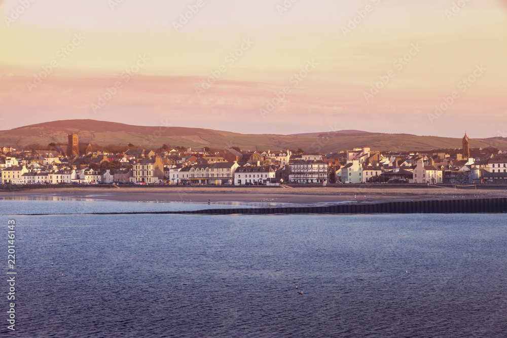 Fototapeta premium Panorama of Peel at sunset