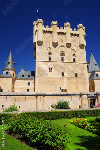 Fototapeta Naklejka Na Ścianę i Meble -  The famous Alcazar Castle of Segovia Spain, Europe