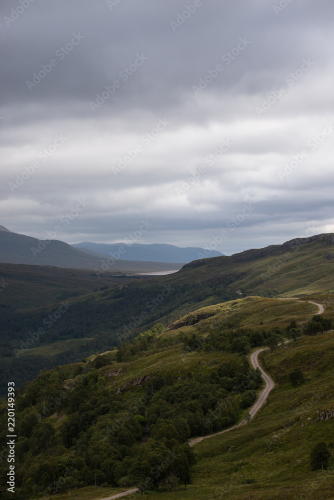 The West highland way in Scotland