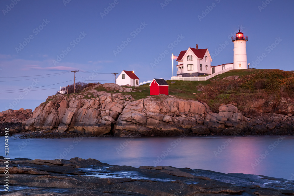 Nubble Lighthouse, Cape Neddick, Maine, USA