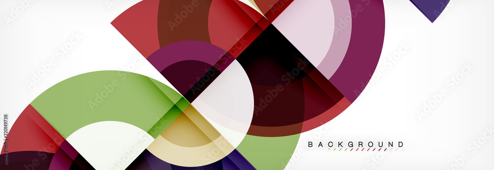 Vector circle abstract background Vector circle abstract background