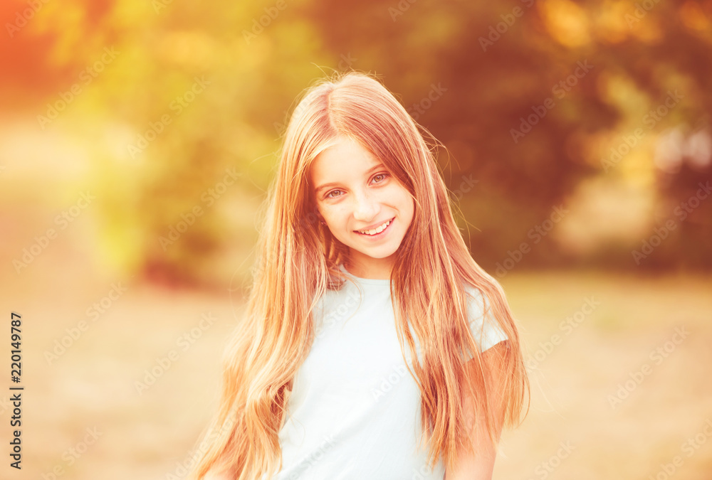 Teenage girl smiling Teenage girl smiling