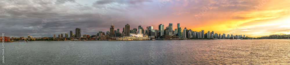 Naklejka premium Śródmieście Vancouver