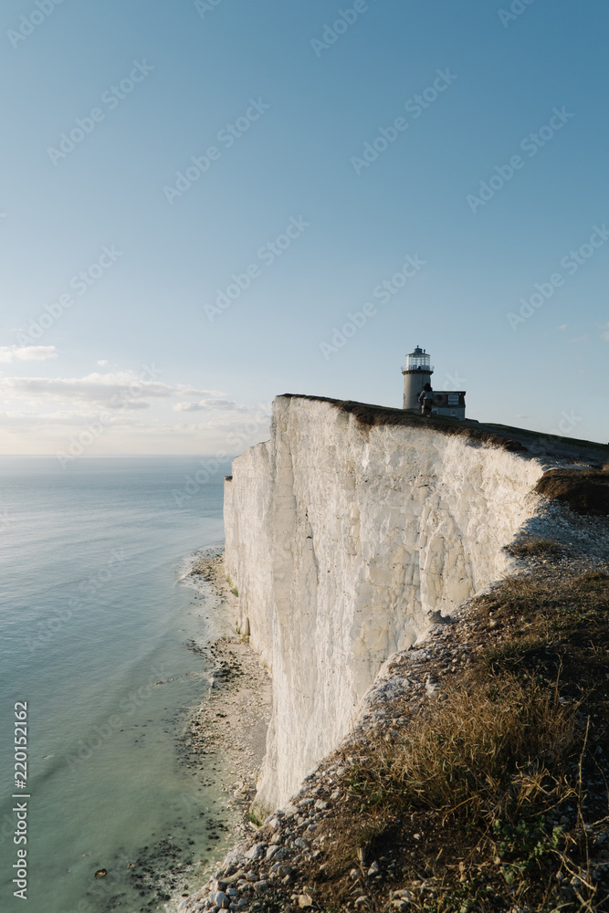 Lighthouse, White Cliffs, Dover England