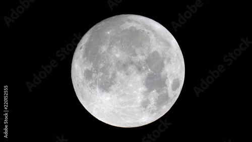 Close up of the moon