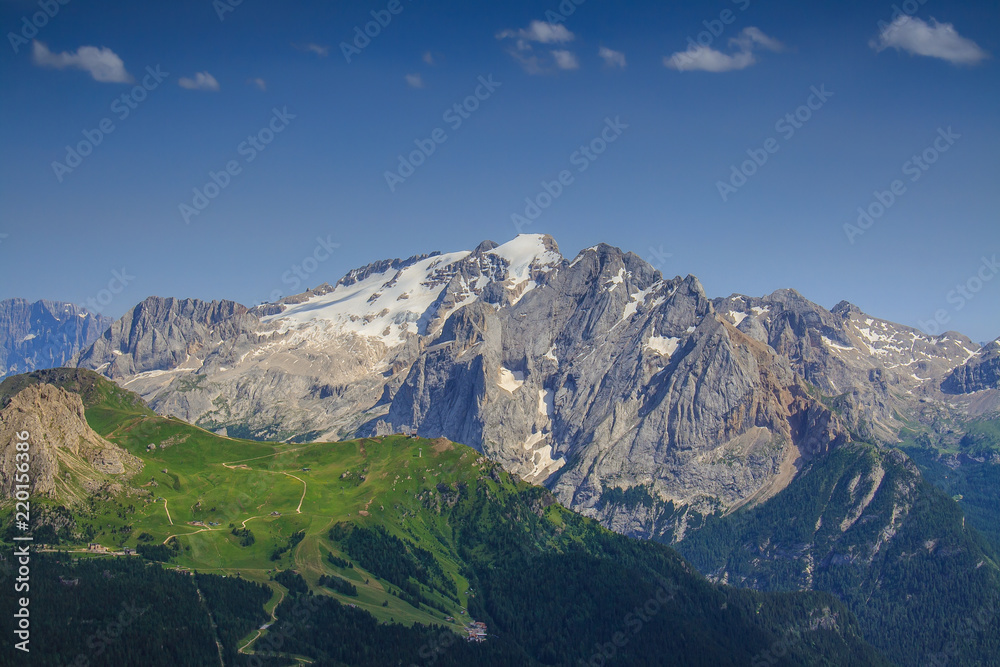 Fototapeta premium Marmolata, Dolomiten, Italien