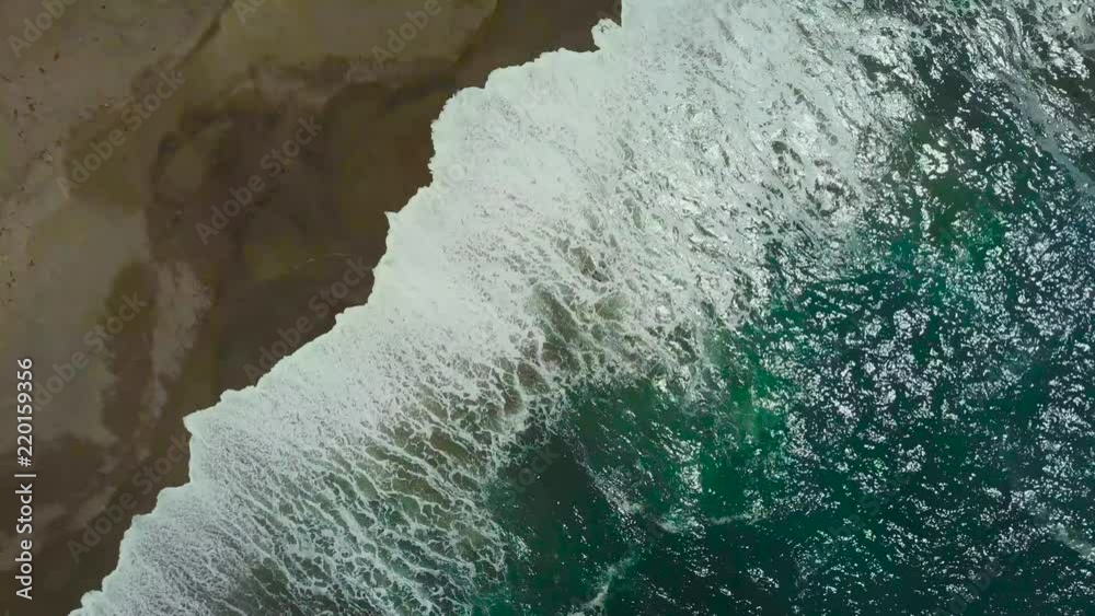 Waves at Beach Pacific Ocean California Central Coast Big Sur Waves at Beach Pacific Ocean California Central Coast Big Sur