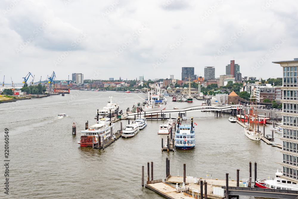 Harbour in Hamburg