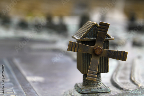 A model of an old windmill in Nesebar, Bulgaria