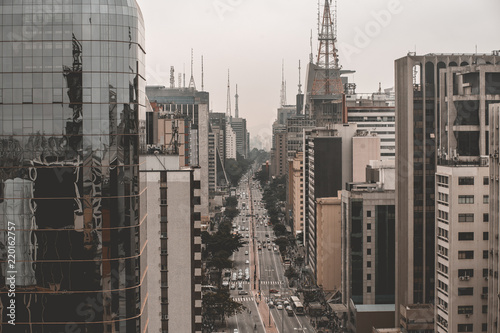 Paulista Avenue High view