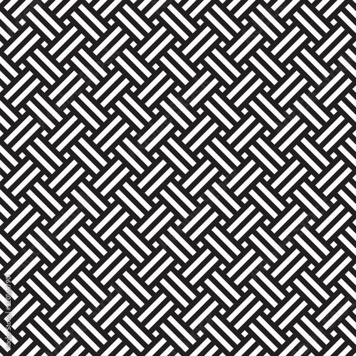 Seamless geometric abstract weave pattern background