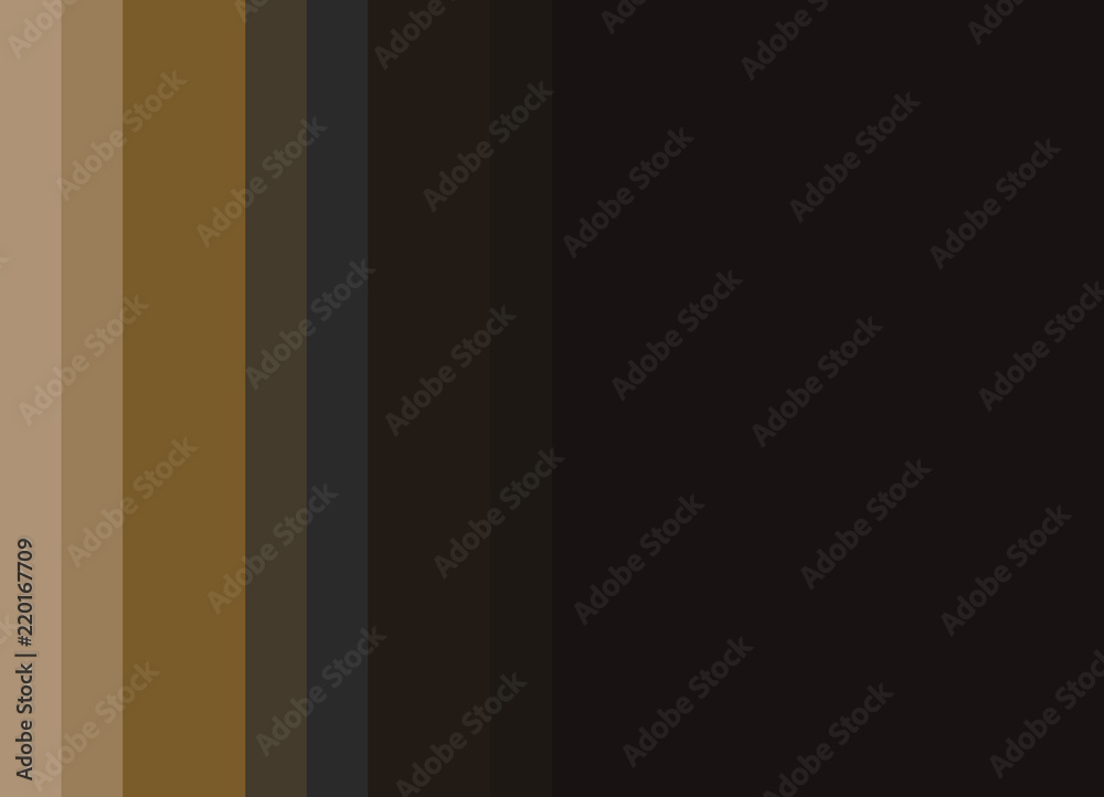 Striped background in bronze-to-black gradient, vertical stripes, color palette background
