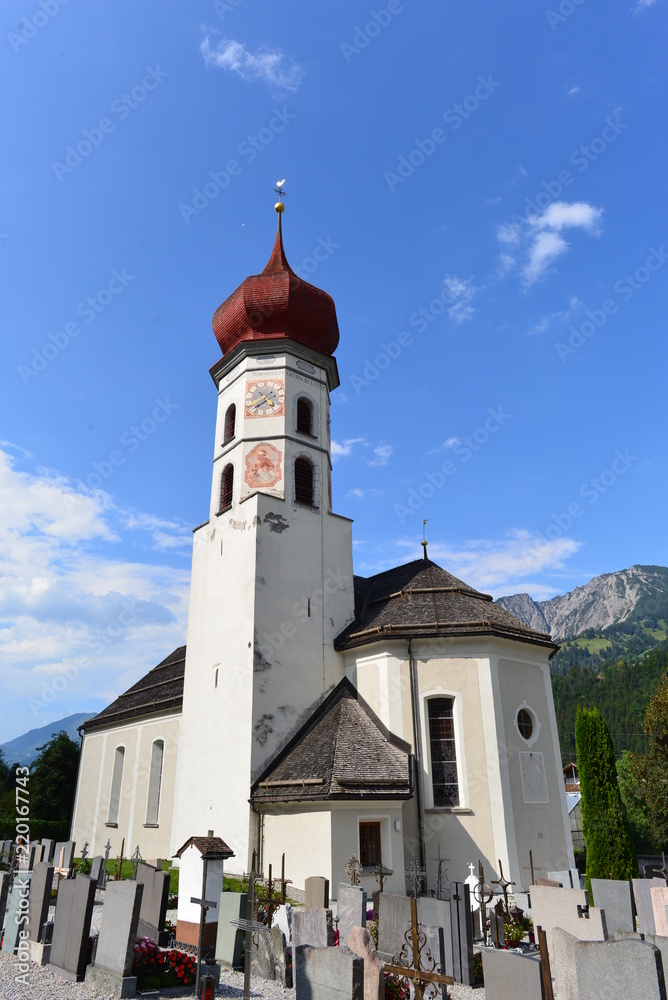 Alte Pfarrkirche Johannes der Täufer (Vandans) in Montafon Alte Pfarrkirche Johannes der Täufer (Vandans) in Montafon