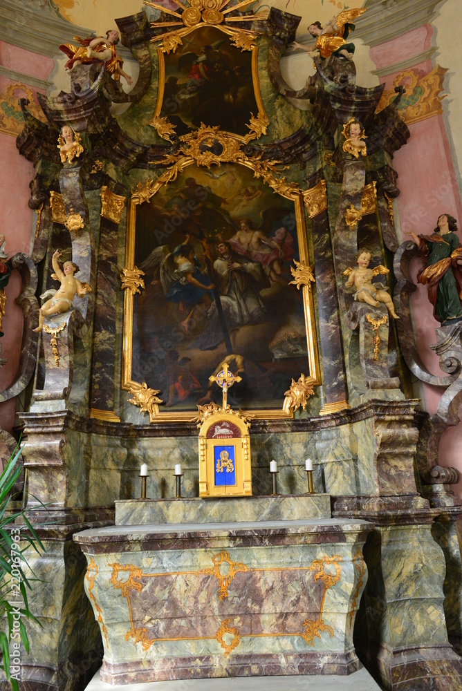 Fototapeta premium Nebenaltar Pfarrkirche Bregenz-St. Gallus 