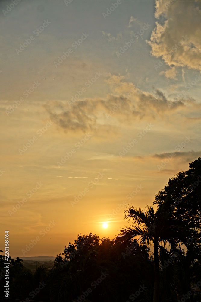 Fototapeta premium Sunset in Kampar