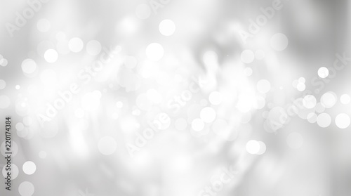 white blur abstract background. bokeh christmas blurred beautiful shiny Christmas lights