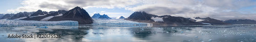 The Monacobreen - Monaco glacier in Liefdefjord, Svalbard, Norway. © Ruben