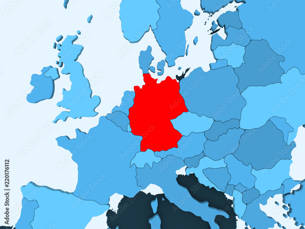 Obraz premium Map of Germany
