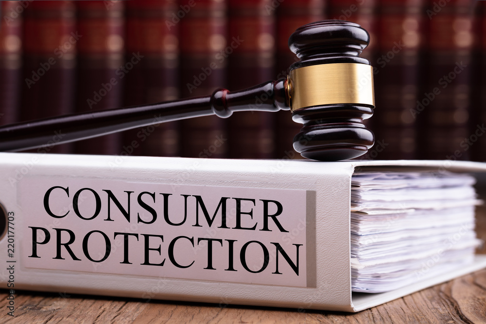 Gavel On Consumer Protection Folder