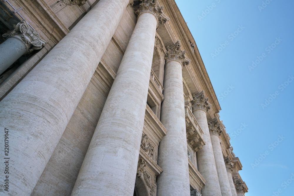 Vatican,Vatican-July 27,2018: St. Peter's Basilica, Vatican Vatican,Vatican-July 27,2018: St. Peter's Basilica, Vatican