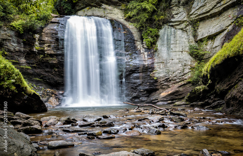 Fototapeta Naklejka Na Ścianę i Meble -  Looking Glass Falls in Pisgah Forest, NC.tif