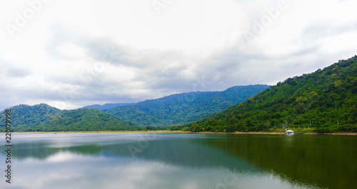 Fototapeta Naklejka Na Ścianę i Meble -  Huai Prue Reservoir in Nakorn Nayok
