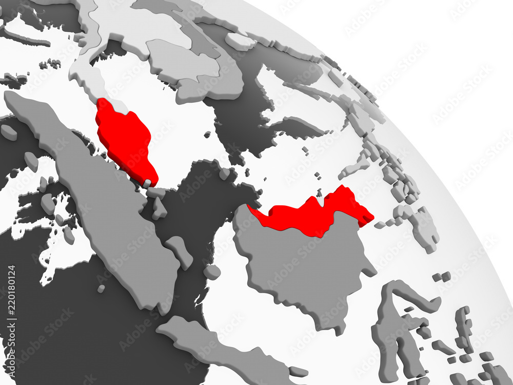 Obraz premium Map of Malaysia